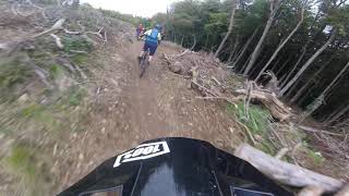 Hush Mtb gap jump 100 Trajecta full face helmet no2 did the job again [upl. by Yetta663]