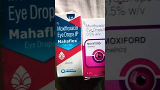 Mahaflox Eye drops Moxiford Eye dropsMoxifloxacin Drop [upl. by Celene]