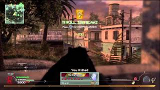 MW2  Silenced RPD Nuke On Rundown [upl. by Lenhard]