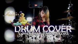 Speechless  Naomi Scott DRUM COVER  by Vitha Vee [upl. by Firmin795]