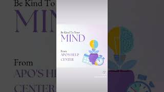 Being kind to your mind means thinking about your own feelings amp emotions amp being accepting of them [upl. by Mastrianni497]