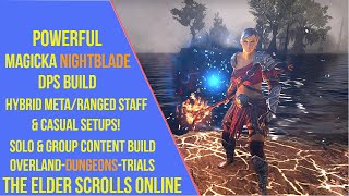 Powerful Magicka Nightblade DPS Build for ESO Gold Road [upl. by Ecirtaeb133]