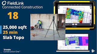 FieldLink Tip 18 25000 sqft 25min Floor Topo [upl. by Luhe780]