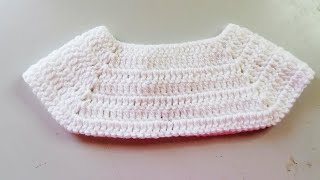 How To Crochet Yoke For Preemie BabyCrochet Cardigan yoke for Early Born Baby171 [upl. by Kutchins269]