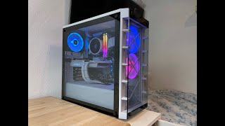 AllWhite RTX 3060 GamingEditing PC Build  4k TimelapseMontage [upl. by Yvonne366]