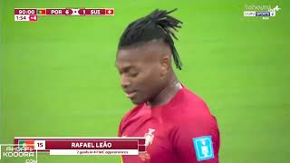 Rafael Leão Goal Celebration vs Switzerland  FIFA World Cup 2022 Portugal vs Switzerland [upl. by Panther]