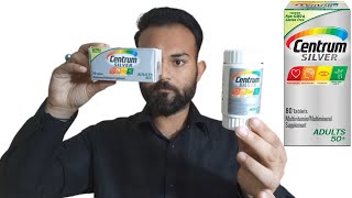 Centrum Silver 50 Plus Adults 80 Tablets  UnBoxing amp Review  Multi Vitamin And Multi Minerals [upl. by Brahear]