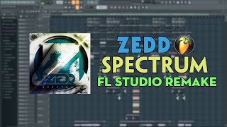 Zedd  Spectrum ft Matthew Koma Remake  FLP [upl. by Osana]