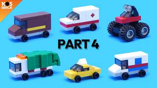 Lego City Cars Mini Vehicles  Part 4 Tutorial [upl. by Jepum]