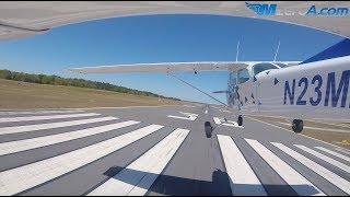 Gusty Crosswind Landings  MzeroA Flight Training [upl. by Enoch]