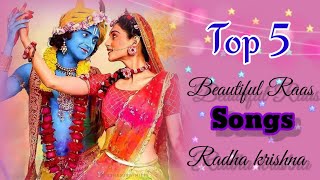 Top 5 ♡ Beautiful raas songs ♡ Radha krishna ♡ StarBharat [upl. by Alyam]