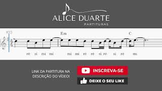 Marca da Promessa Trazendo a Arca  Tutorial  Aprenda a tocar com Partitura Facilitada  Playback [upl. by Hannus]