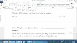 Grade 4 Lesson on Using Arrays to Divide [upl. by Korff]