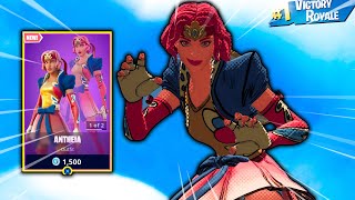 New ANTHEIA Skin Gameplay In Fortnite Battle Royale [upl. by Anitra]