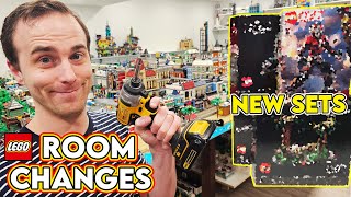 LEGO Room Changes amp NEW SETS Unboxed [upl. by Atteloj]