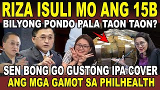 PHILHEALTH ICOCOVER ang GAMOT at iba PA RIZA HONTIVEROS 15 BILLION PONDO [upl. by Rori]