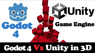 Unity Vs Godot 4 3D Engine Performance Comparison Godot 4 Vs Unity for 3D Game Dev [upl. by Merilee946]