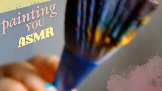 ASMR Painting Your Face  Visual ASMR Fizzy Sounds No Talking [upl. by Caruso]