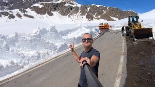 Snow At Giro dItalia Finish  Stage 12 Vlog [upl. by Gile773]