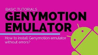 Basic Android Tutorial  How to install genymotion emulator and run it without errors [upl. by Aydan]