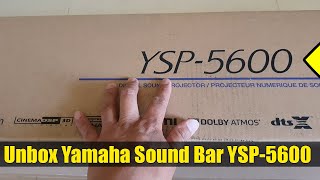 Unboxing the Yamaha Sound Bar YSP5600 [upl. by Arfihs414]