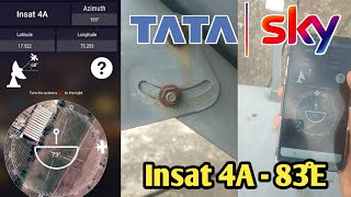 Tata Sky Signal Setup at home Quick Satellite Finder android App hindi [upl. by Daryn620]