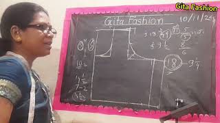 Perfect Blouse Cutting Method in Marathi Blouse Cutting for beginners [upl. by Cherish926]