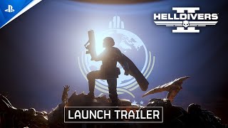 Helldivers 2  quotThe Fight for Freedom Begins quot Launch Trailer  PS5 amp PC Games [upl. by Malvino]