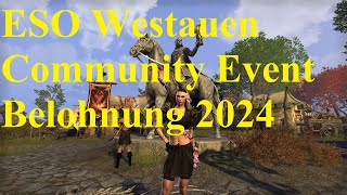 ESO Westauen Community Event Belohnung 2024 Brekka Weingut Voriplasma The Elder Scrolls Online [upl. by Ytsirk993]