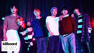 Monsta X Reschedules 2022 North American Tour Dates I Billboard News [upl. by Ahsiekat84]