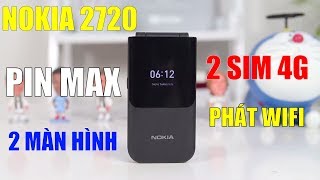 Mở hộp Nokia 2720 Flip điện thoại 2 màn hình quotcụ tổquot của Galaxy Fold [upl. by Airod521]