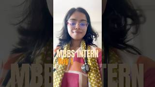 MBBS internship day1 mbbslife minivlog neetmotivation [upl. by Killian]