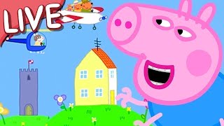 🔴 Giant Peppa Pig and George Pig LIVE FULL EPISODES 24 Hour Livestream [upl. by Dimmick]