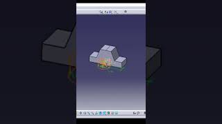 practice design 16 in catiav5 design cadtutorial cad catia mechanical designing shorts [upl. by Etterb2]