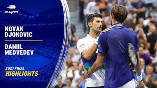 Recap  Novak Djokovic vs Daniil Medvedev Highlights  2021 US Open Final [upl. by Nlycaj]