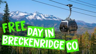 FREE things to do in Breckenridge CO [upl. by Anitsyrhc]