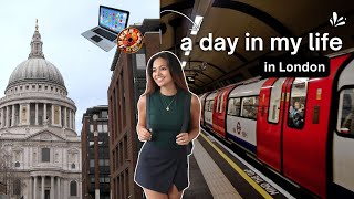 95 OFFICE JOB IN LONDON  a day in my life [upl. by Aicilef]