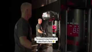 A punch machine with Jake Pauls face 🥊 PaulTyson [upl. by Nev]