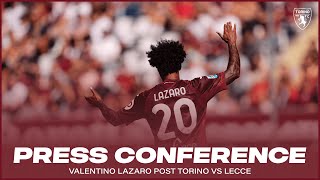 TORINOLECCE  PRESS CONFERENCE LAZARO 🎙️ [upl. by Filipe764]