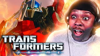 FIRST TIME WATCHING Transformers Prime Ep 1 REACTION [upl. by Semajwerdna245]