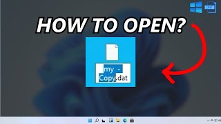 How To Open DAT File In Windows 111087 PC or Laptop 2023 [upl. by Notlimah]