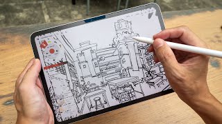 SuperShieldz MATTE screen protector for DRAWING review [upl. by Naujud642]