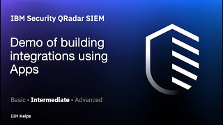 QRadar Demo of building integrations using Apps [upl. by Aloke]