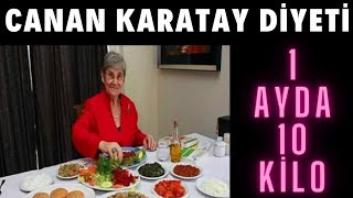 Karatay Diyeti ile 1 Ayda 10 Kilo Ver Diyet Listeleri [upl. by Fabi]