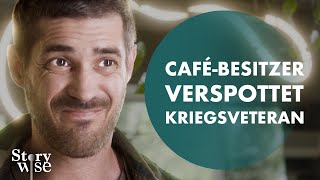 CaféBesitzer verspottet Kriegsveteran  DramatizeMeDeutsch [upl. by Anahc]