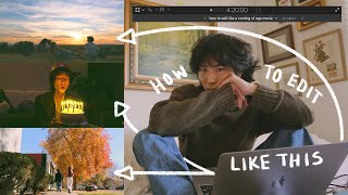 how to edit youtube videos aesthetic  coming of age [upl. by Rekcut554]