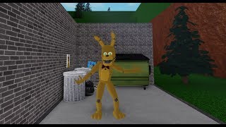 Spare Springbonnie Gamepass Aftons Family Diner Roblox [upl. by Nivonod]