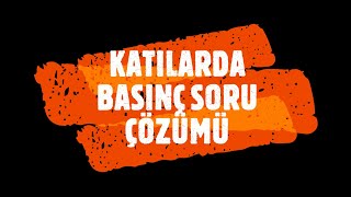 KATILARDA BASINÇ SORU ÇÖZÜMÜ [upl. by Chandos512]