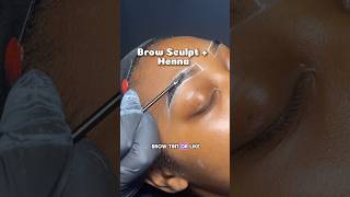 Henna  Brow Sculpt Located in Alexandria VA dmvbrows [upl. by Anitel]