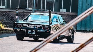 RAW scene  Dodge Charger Drift  OLD DOWN FACTORY [upl. by Zacarias]